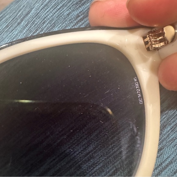 Chanel Butterfly CC Logo White and Black Sunglasses CH5414 main image 8